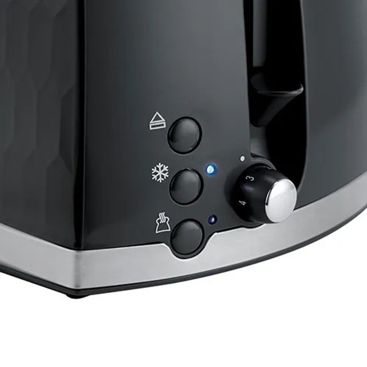 Russell Hobbs Honeycomb 2 Slice Toaster Black | 26061