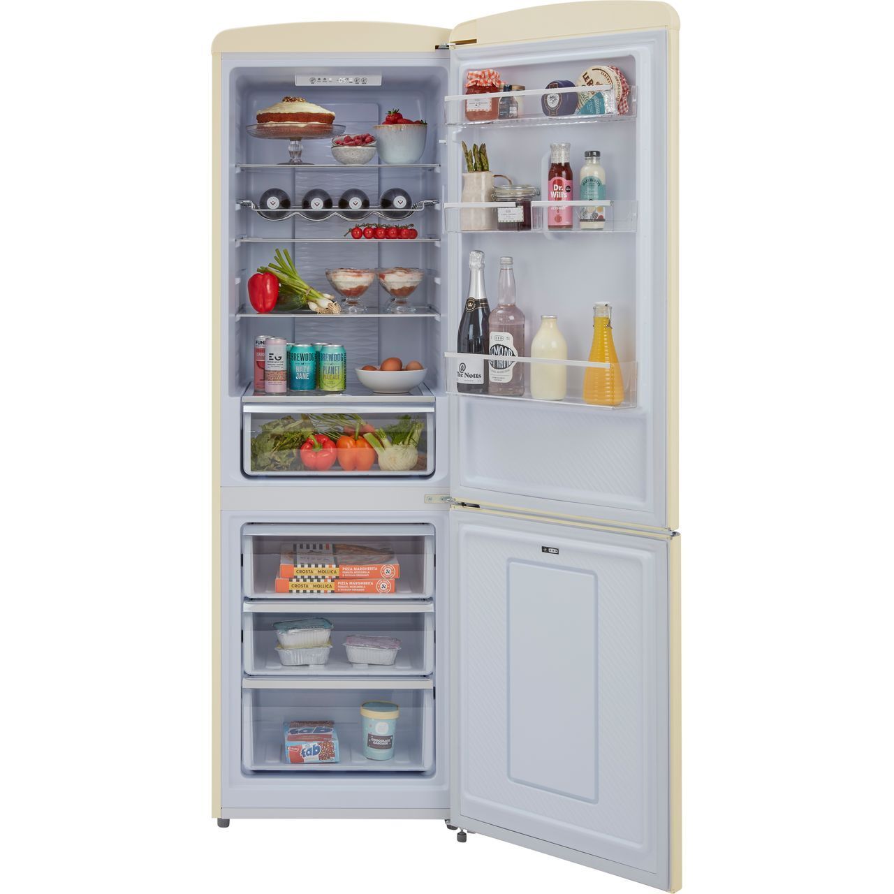 CDA Retro 60cm freestanding 60/40 fridge freezer l Florence Barley