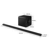 Samsung 3.1.2ch Wireless Soundbar With Dolby Atmos | HWS800DXU thumbnail 2