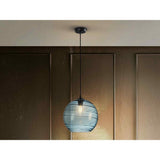 Schuller Geos Pendant 1 Light Blue Glass | 197137 thumbnail 1