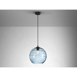 Schuller Geos Pendant 1 Light Blue Glass | 197137 thumbnail 4