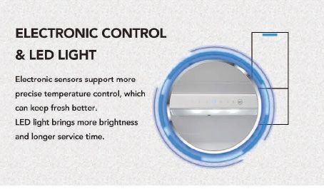 Powerpoint 70/30 Freestanding Fridge Freezer Inox | P65514MSFXE
