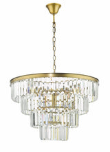 Rhapsody 6 Light Chandelier Crystal and Natural Brass-RHA0633 thumbnail 7