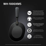 Sony Over-Ear Wireless Bluetooth Headphone Silver | WH1000XM5SCE7 thumbnail 4