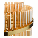 Imani 16 Light Pendant Natural Brass and Champagne Glass-IMA1635 thumbnail 5