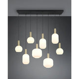 Trio Diva Pendant Light, 8-Light Sources Brass | 319800808 thumbnail 1