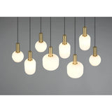 Trio Diva Pendant Light, 8-Light Sources Brass | 319800808 thumbnail 3