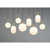 Trio Diva Pendant Light, 8-Light Sources Brass | 319800808 thumbnail 4
