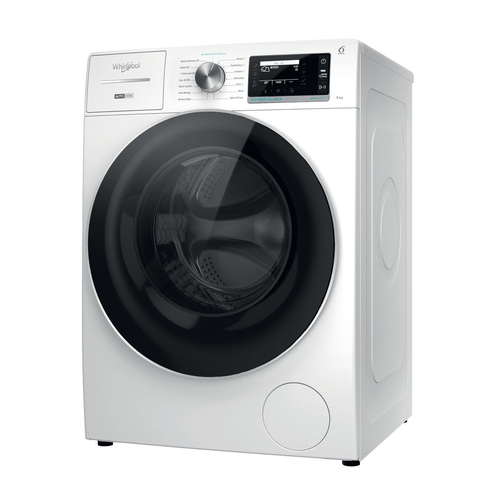 Whirlpool 9kg Freestanding Supreme Silence Washing Machine White | W8 99AD SILENCE UK