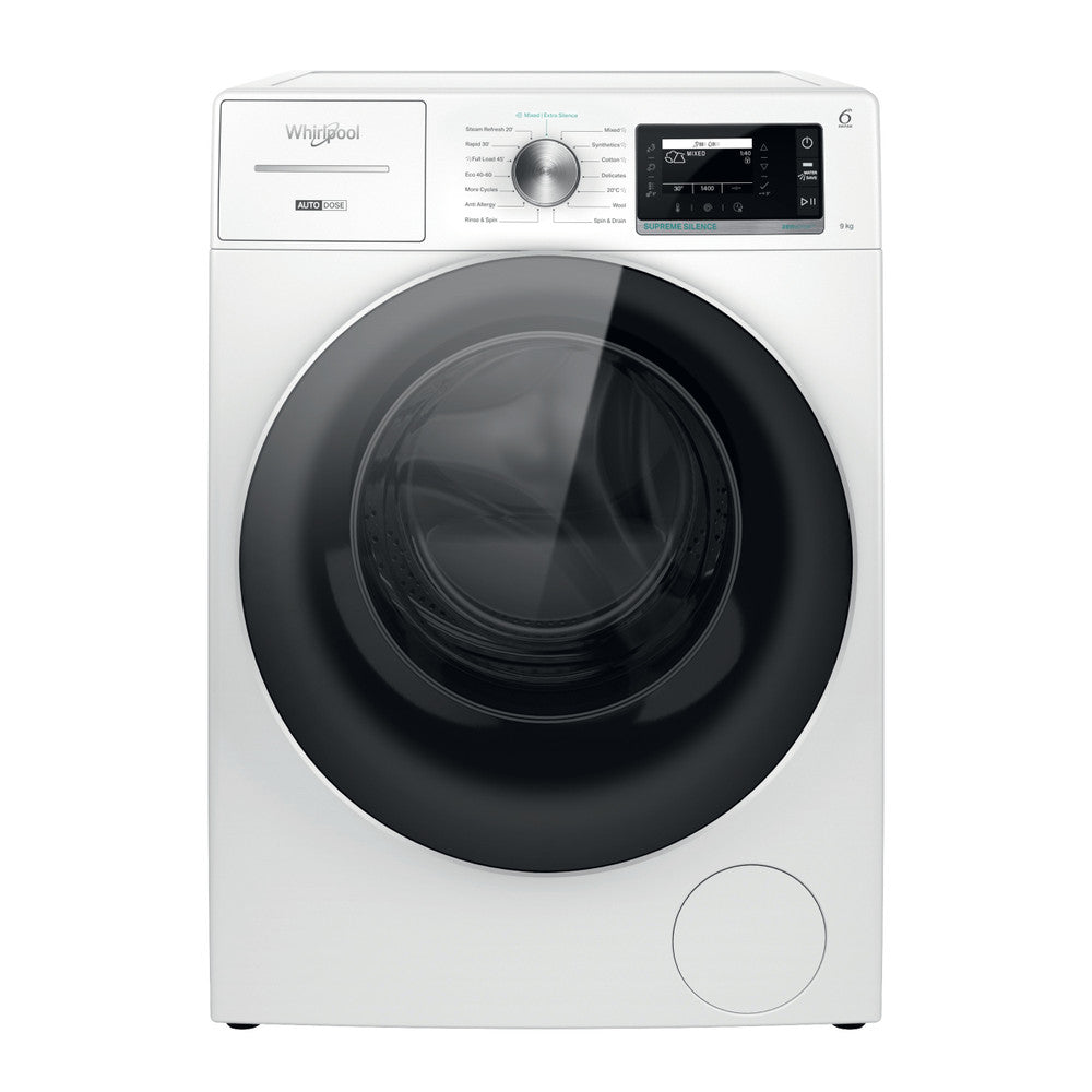 Whirlpool 9kg Freestanding Supreme Silence Washing Machine White | W8 99AD SILENCE UK