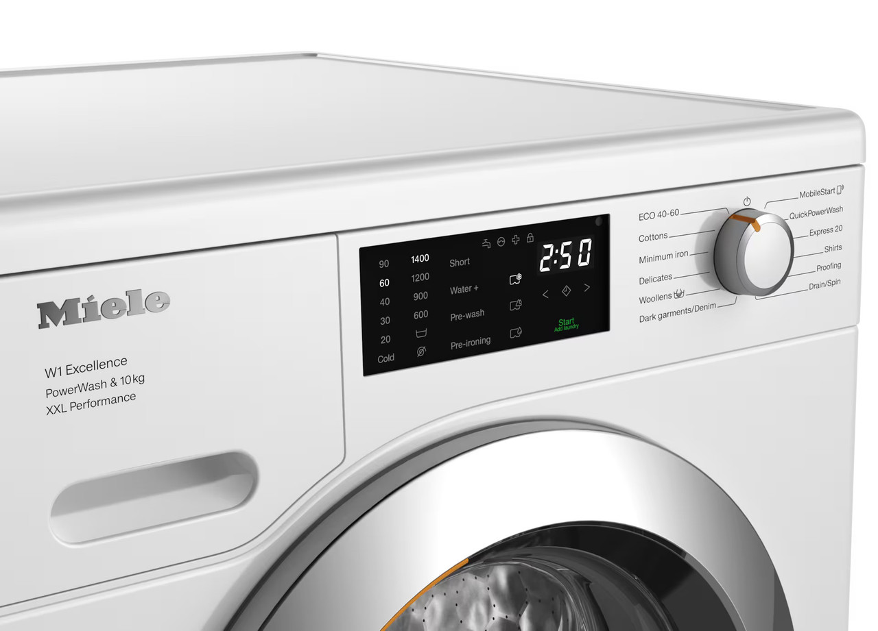 Miele 10kg Freestanding Washing Machine White | WEK365WCS