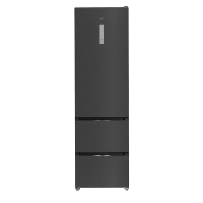 Whirlpool Dual No Frost 3 Door Fridge Freezer with 6th Sense Dark Inox | WHKF6352XBR5UK