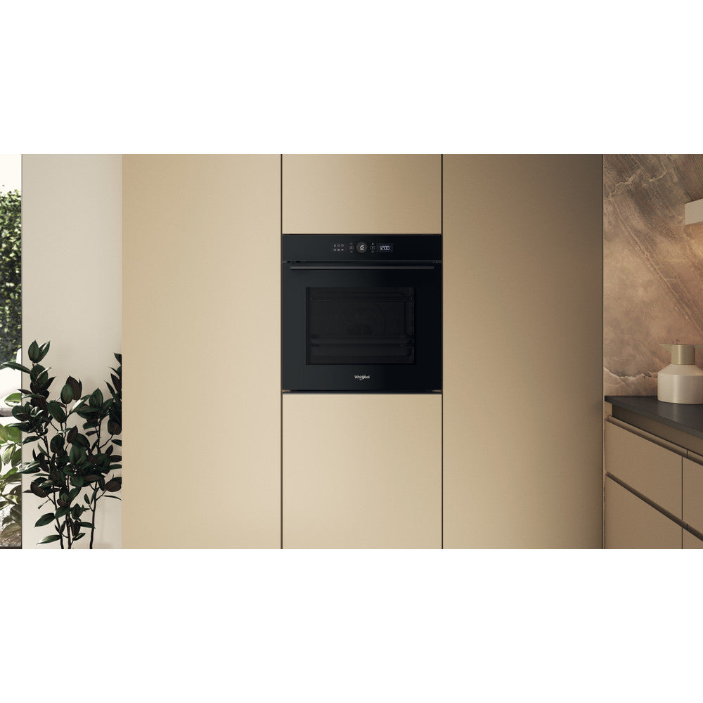 Whirlpool 6th Sense Pyroclean Single Oven Black | WOI5S8PM1BA