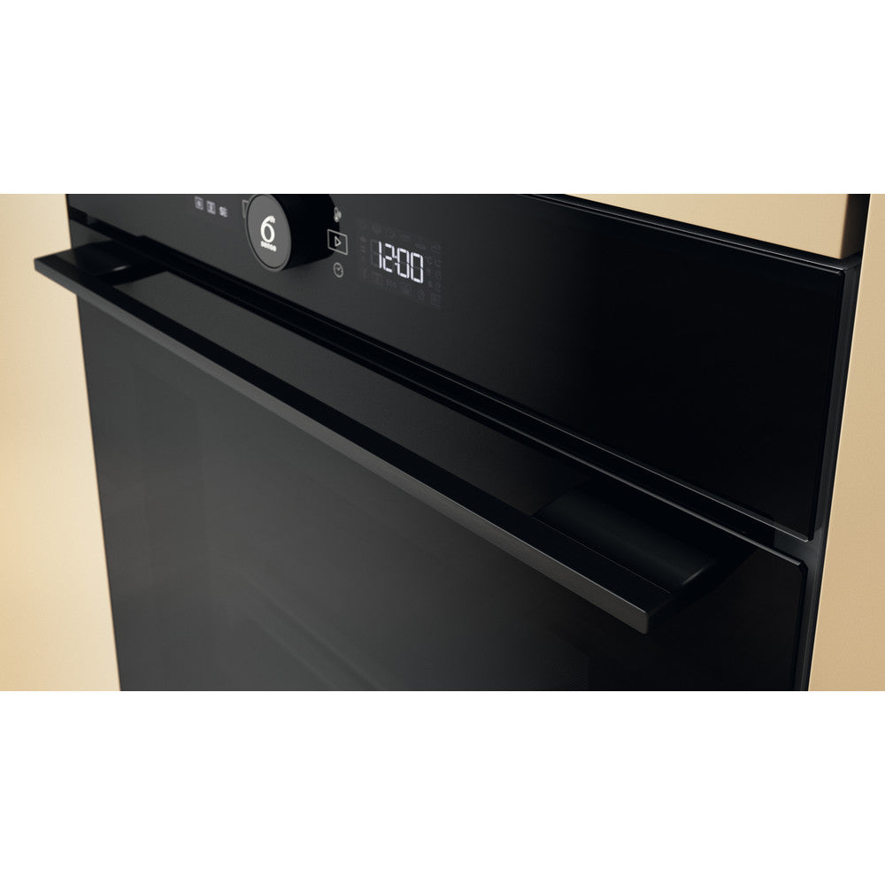 Whirlpool 6th Sense Pyroclean Single Oven Black | WOI5S8PM1BA