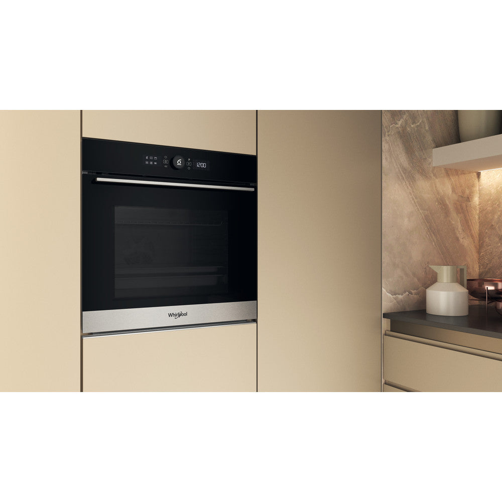 Whirlpool 6th Sense Pyroclean Single Oven Stainless Steel | WOI5S8PM1XAF