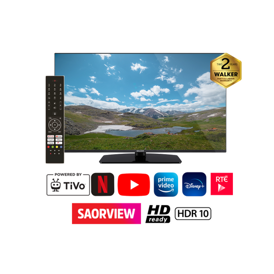 Walker 32" HD-Ready TiVO Smart TV | WPS32241HDBK