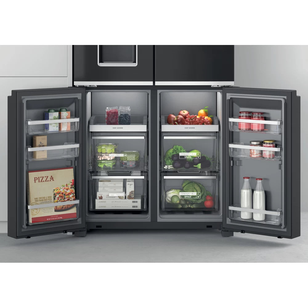 Whirlpool 90cm American Fridge Freezer Black | WQ9IF01BXUK