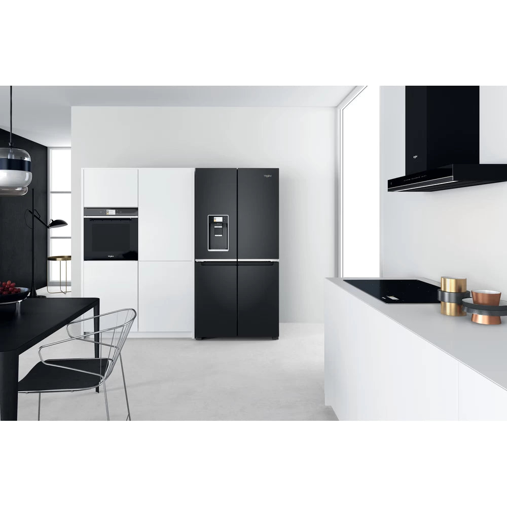 Whirlpool 90cm American Fridge Freezer Black | WQ9IF01BXUK