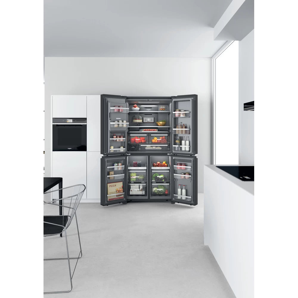 Whirlpool 90cm American Fridge Freezer Black | WQ9IF01BXUK