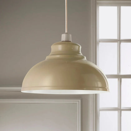 Industrial Hanging Cream Ceiling Pendant Light-LHAYDENCRE/PEN
