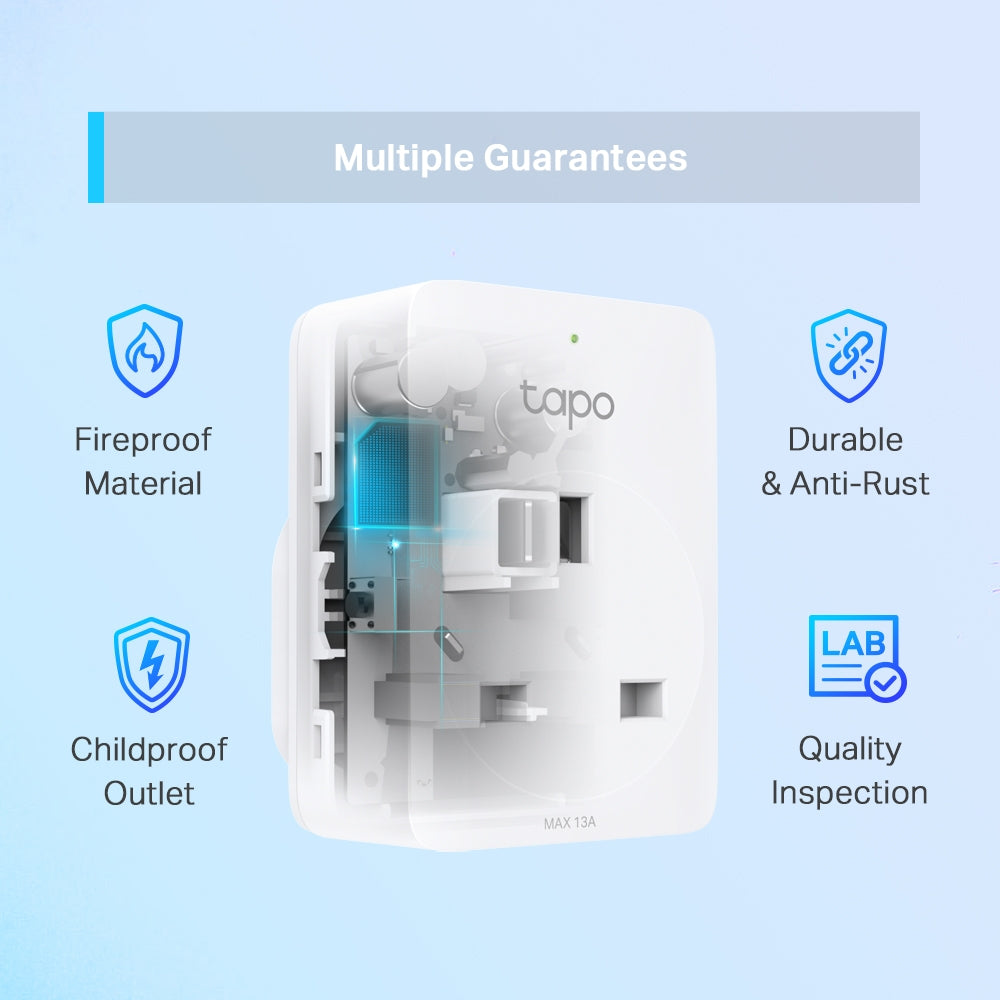 Tp-Link Mini Smart Wi-Fi Socket, Energy Monitoring | TAPO P110 | 2 Pack