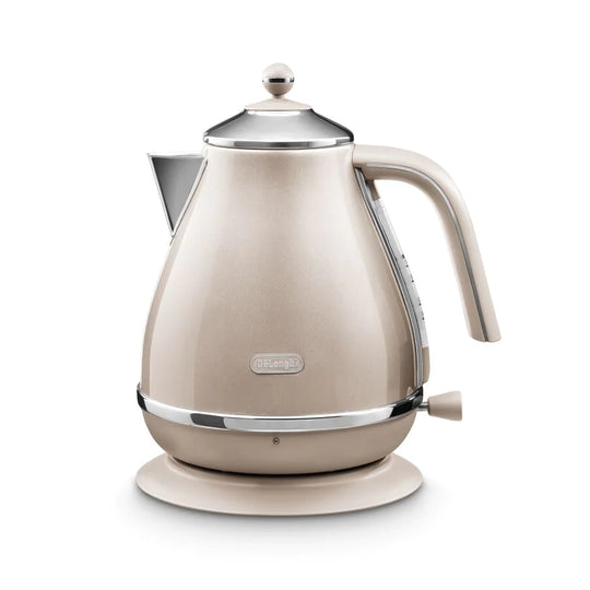 DeLonghi, Icona Metallics Kettle, Beige, KBOT3001BG