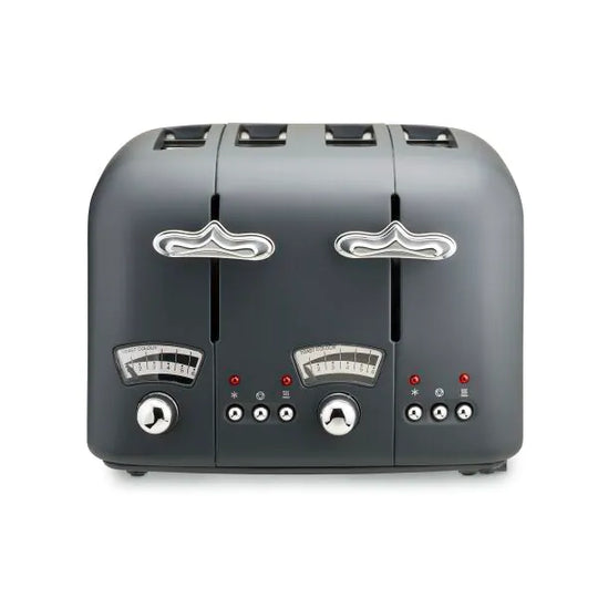 DeLonghi Argento 4 Slice Silva Grey Toaster | CT04GY