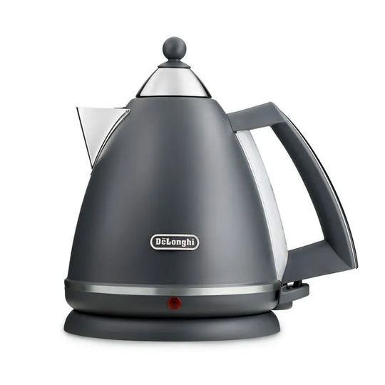 Delonghi Argento 3kw, 1.7Ltr Metal Cordless Kettle - Silva Grey | KBX3016.GY