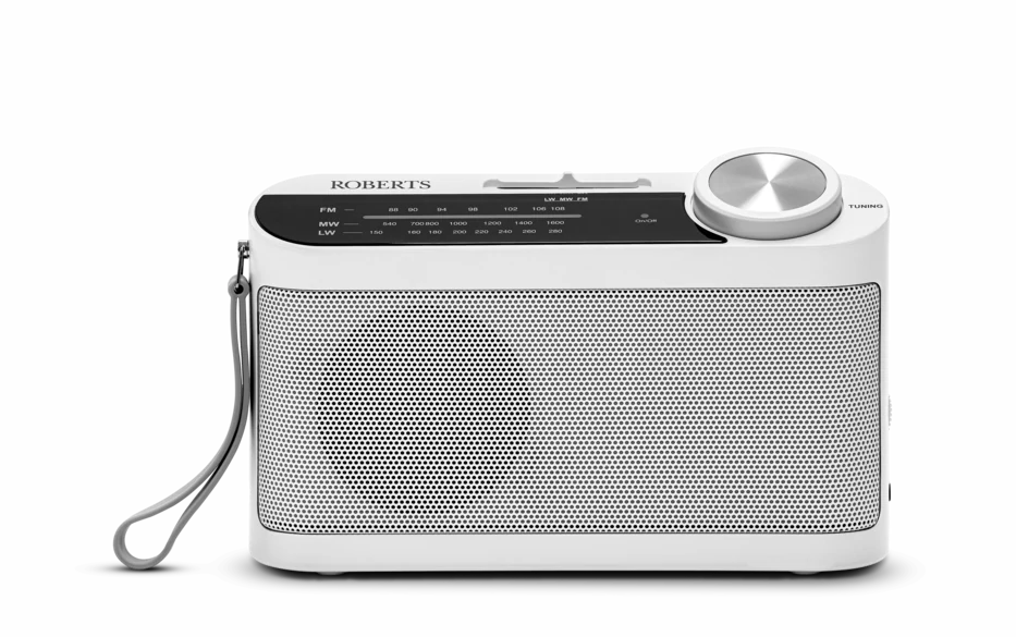 Roberts Classic Portable Radio, White | R9993WH - Peter Murphy Lighting & Electrical Ltd
