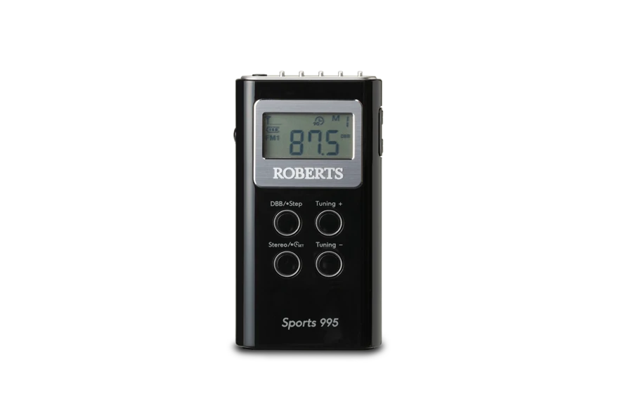 Roberts Sports 2 Band Radio | Sports995BK - Peter Murphy Lighting & Electrical Ltd