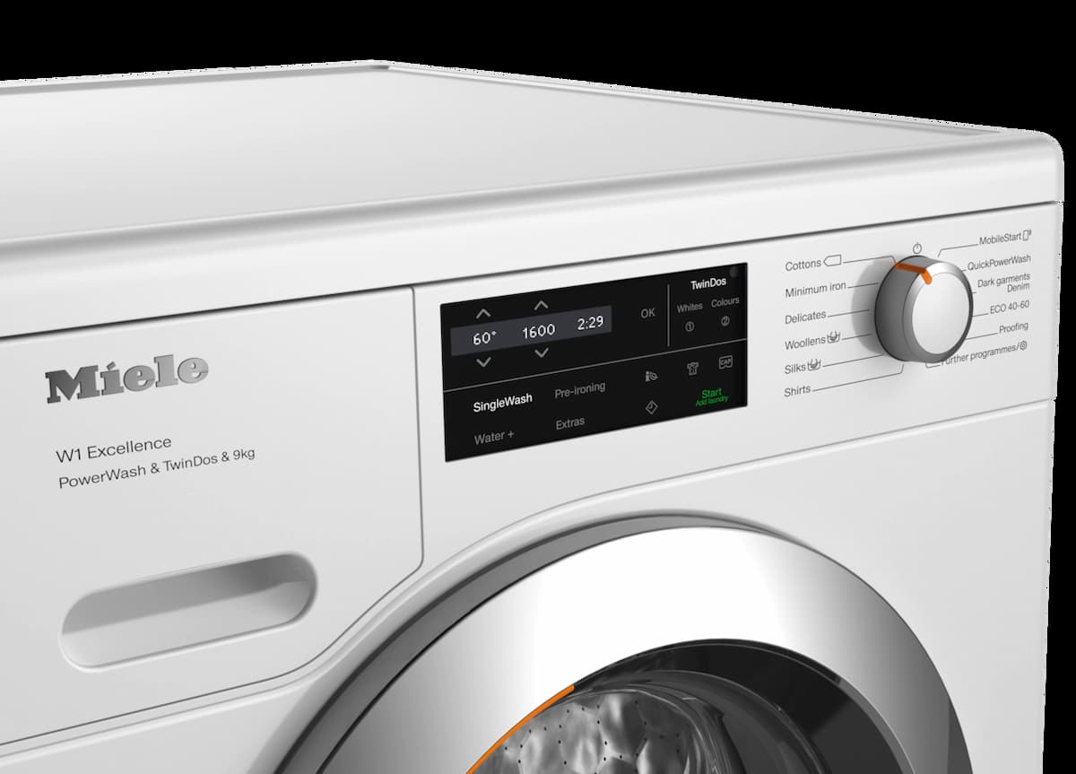 Miele  9kg 1600 spin Washing machine. WEI865WCS PWash&TDos&9kg