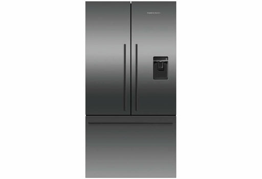 Freestanding French Door Refrigerator Freezer, 90cm, 569L, Ice & Water | RF540ADUB6