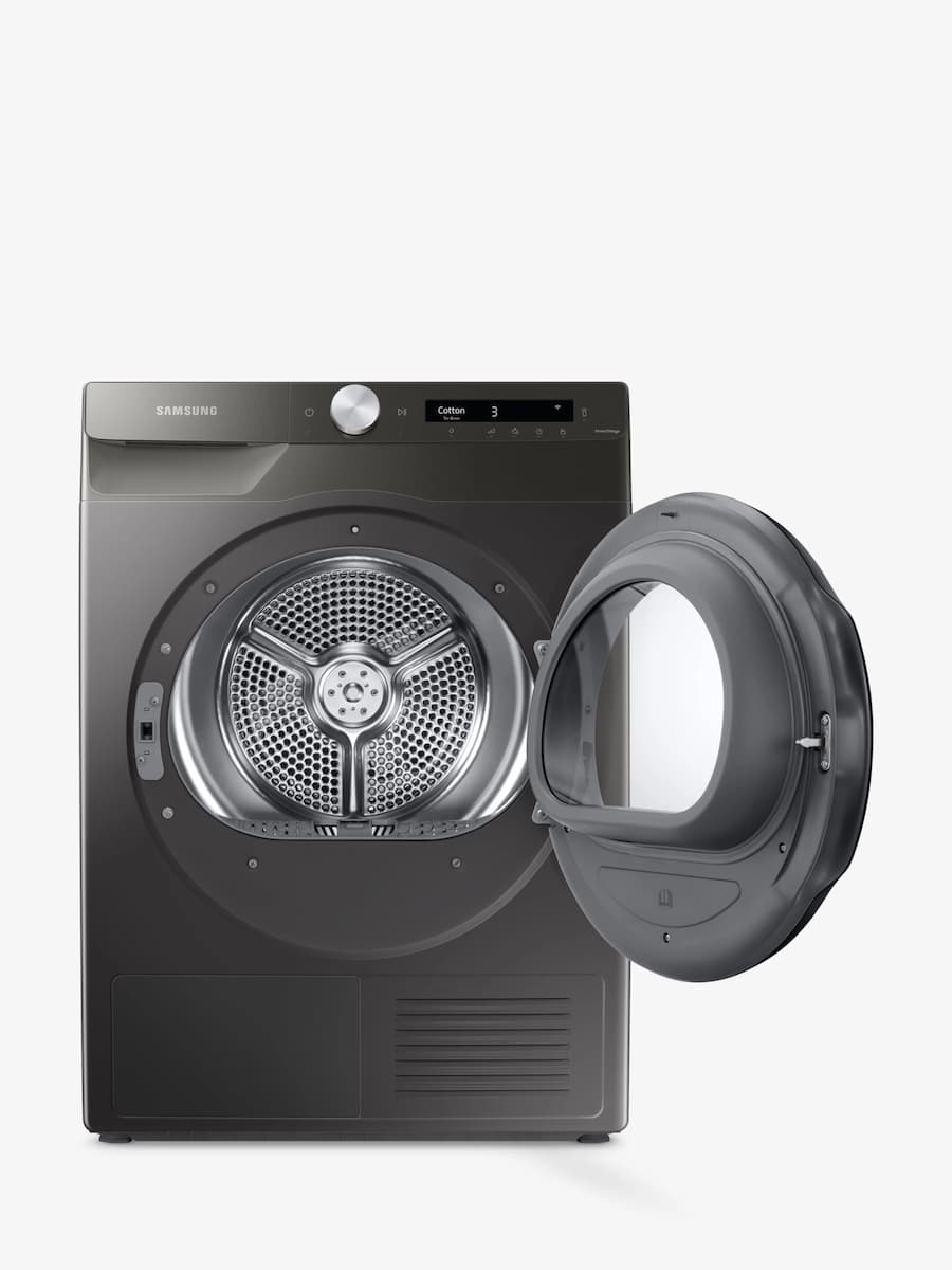 Samsung Series 5+ Heat Pump Tumble Dryer, 9kg Load, Graphite | DV90T5240/ANSI