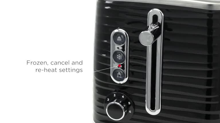 Russell Hobbs Inspire High Gloss Plastic Two Slice Toaster 24371