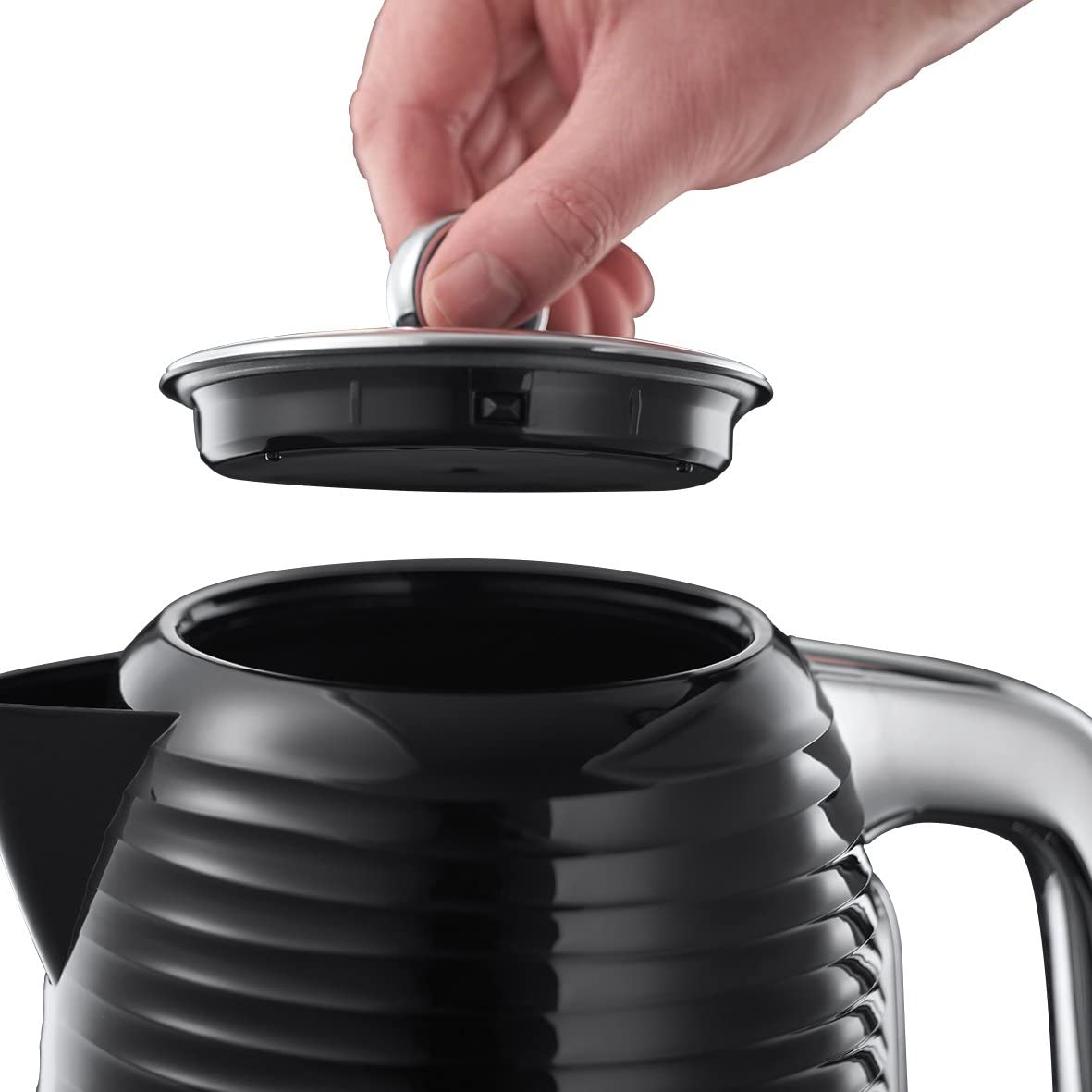 Russell Hobbs Black Inspire Kettle - 24361