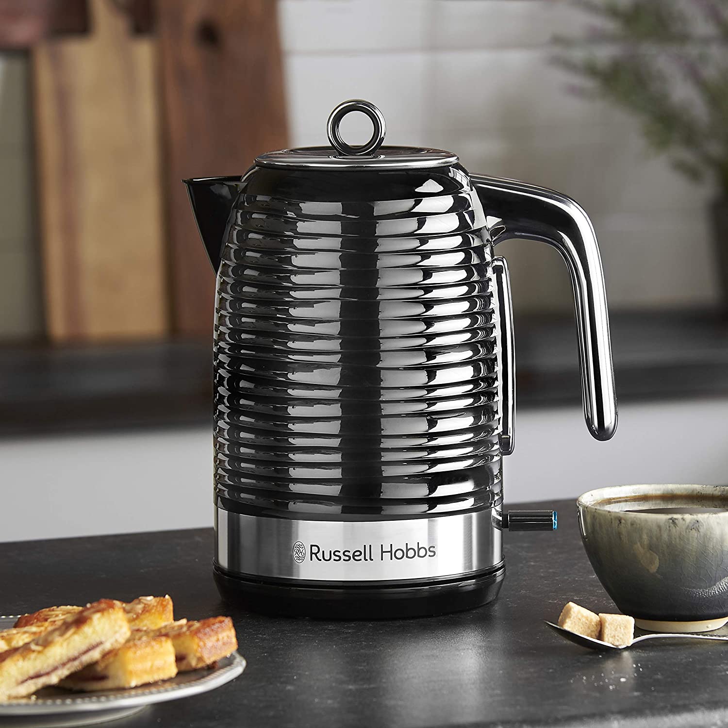 Russell Hobbs Black Inspire Kettle - 24361