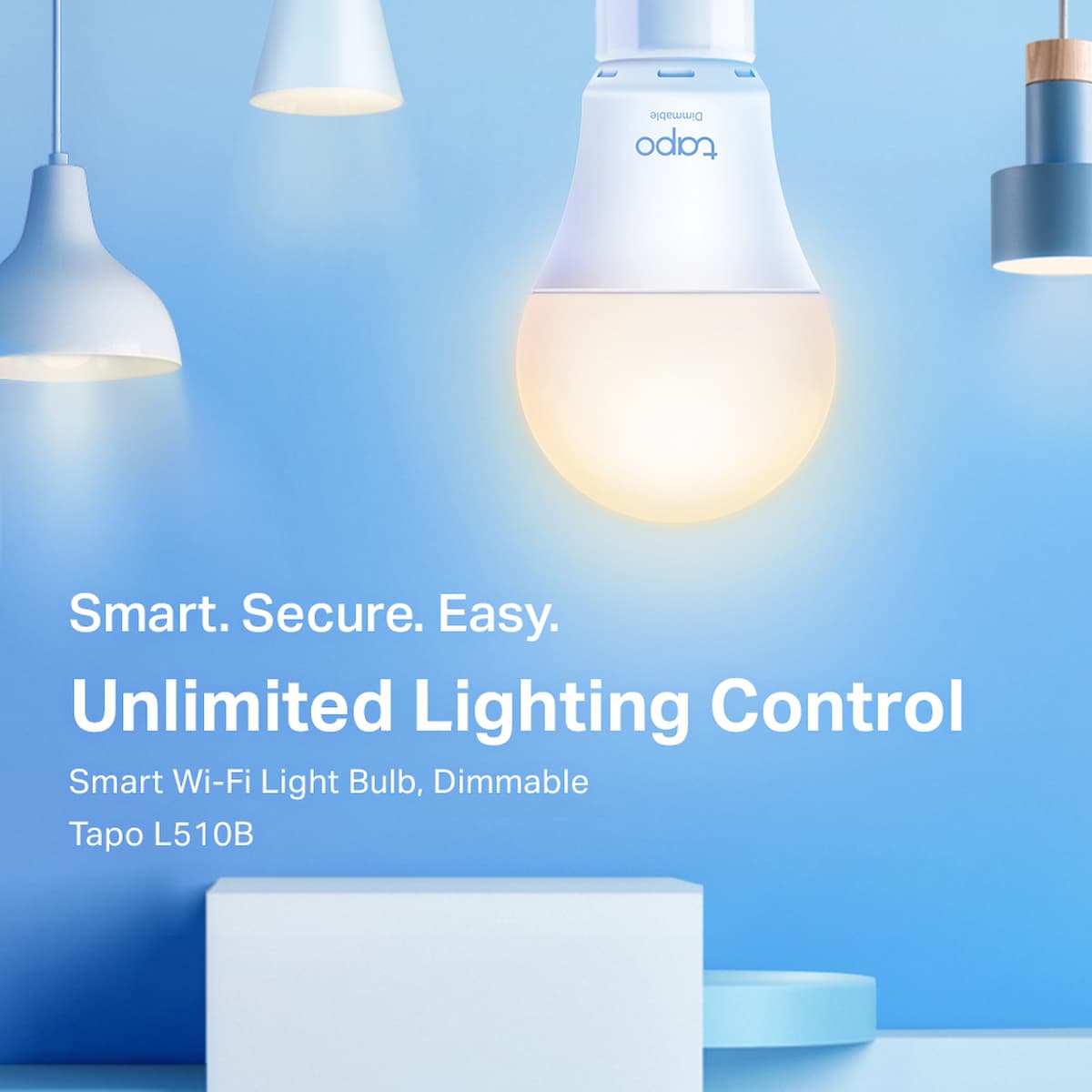 Smart Wi-Fi Light Bulb, Dimmable | Tapo L510B