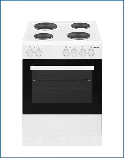 PowerPoint 60cm Single Cavity with Solid Hob | P06E1S1W