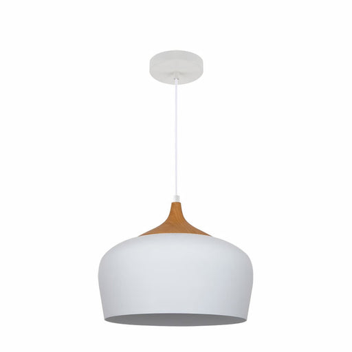 The Matera white pendant by Cork Lighting | PF6094/WHL