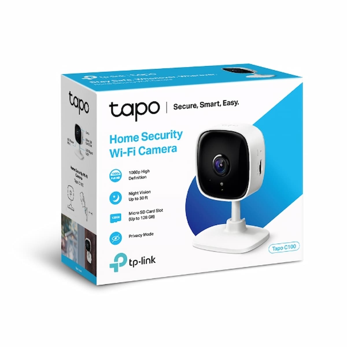Tp-Link Home Security Wi-Fi Camera | Tapo C100