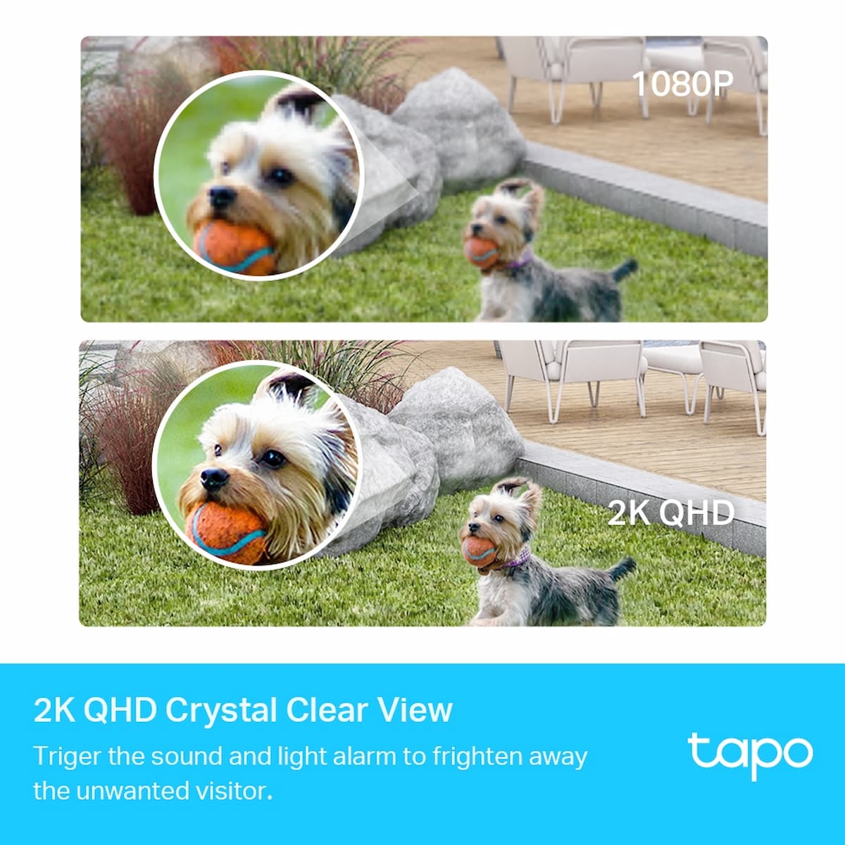 Smart Wire-Free Security Camera System, 2-Camera System | Tapo C420S2