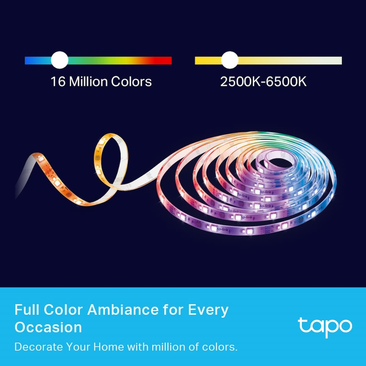 Smart Wi-Fi Light Strip, Multicolour | Tapo L930-10