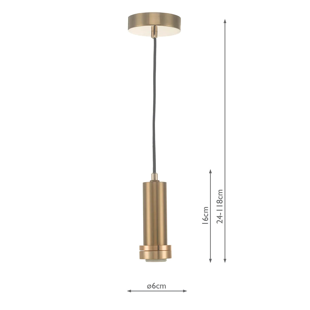 Accessory 1 Light Suspension Bronze SP6563 - Peter Murphy Lighting & Electrical Ltd