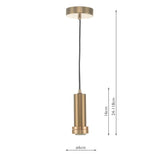 Accessory 1 Light Suspension Bronze SP6563 thumbnail 3