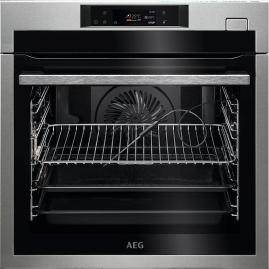 Aeg 8000 SteamBoost  Integrated Oven 70 l  Stainless Steel with antifingerprint coating | BSE782380M