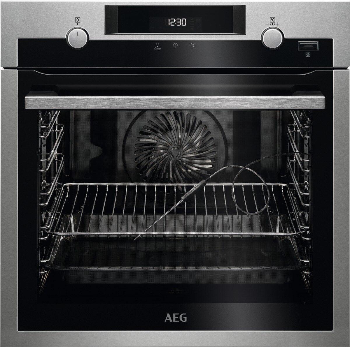 AEG SteamBake BPS556020M Electric Steam Oven - Stainless Steel - Peter Murphy Lighting & Electrical Ltd