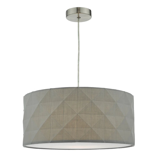 Aisha Faceted Easy Fit Shade Grey AIS6539 - Peter Murphy Lighting & Electrical Ltd