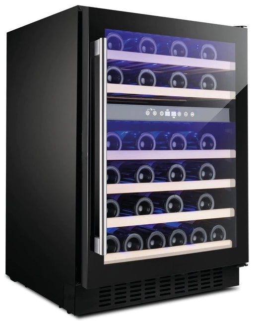 AMICA 46 Bottles Wine Cooler, Black, AWC600BL - Peter Murphy Lighting & Electrical Ltd