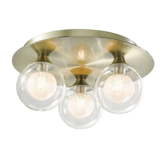 Antique brass acqua bathroom flush fitting | SF16053/3AB