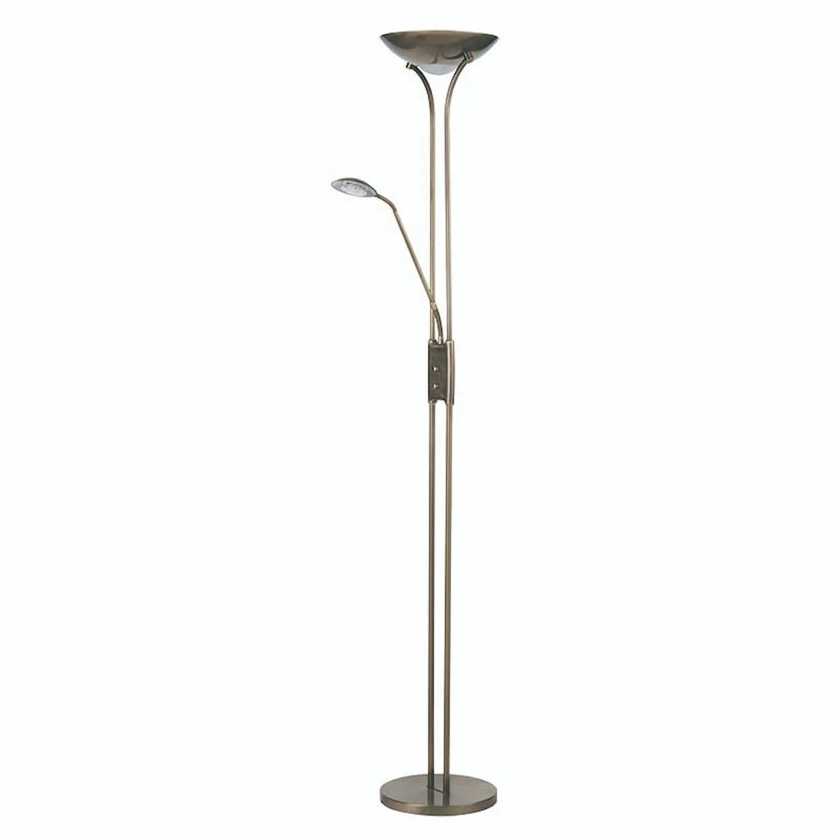 ANTIQUE BRASS LED MOTHER AND CHILD FLOOR LAMP |FL8311/ANT - Peter Murphy Lighting & Electrical Ltd